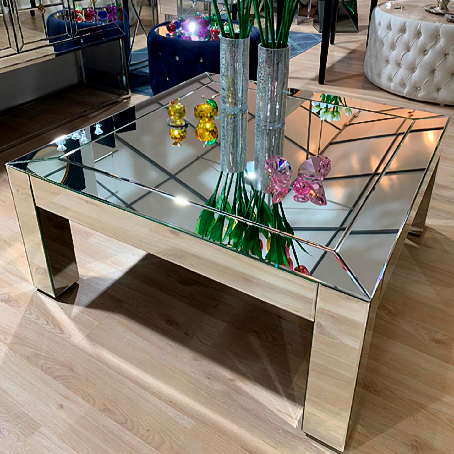 Mirror Center Table