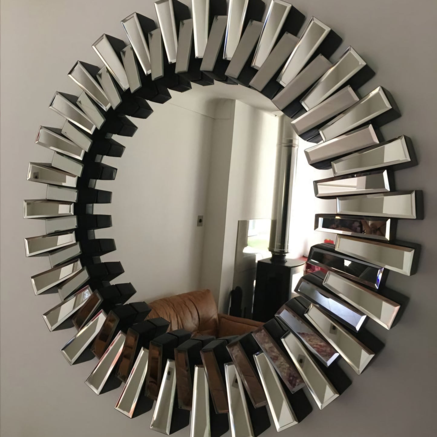 Decorative 3D Round Mirror