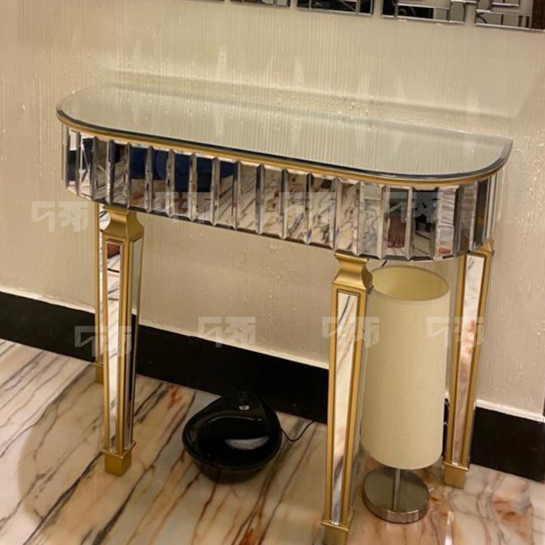 Wooden console table