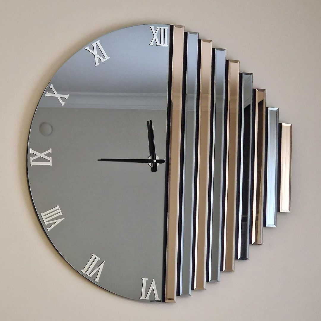 Mirror Wall Clock