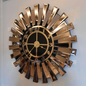 3D Mirror Wall Clock