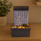 TableTop LED Fountain Decor with Decorative Stones
