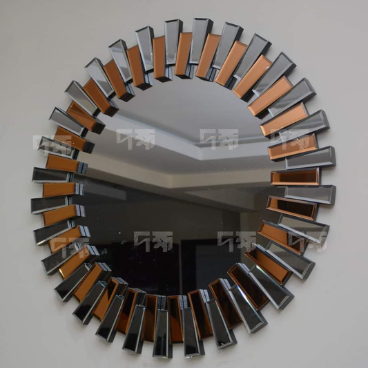 Decorative 3D Round Mirror