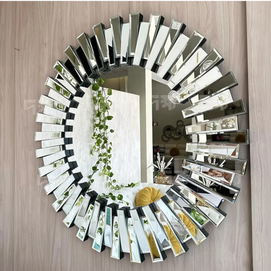 Decorative 3D Round Mirror