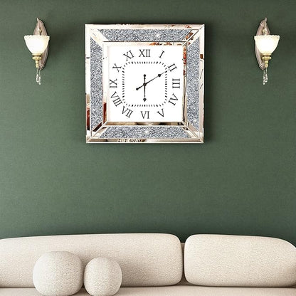 Sparkle Mirror Wall Clock