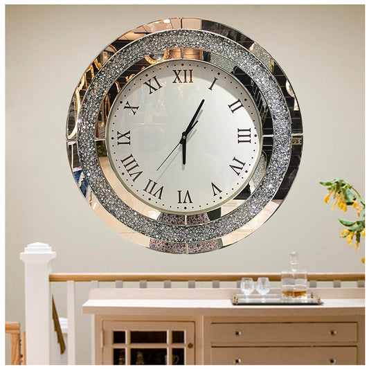 Sparkle Mirror Wall Clock