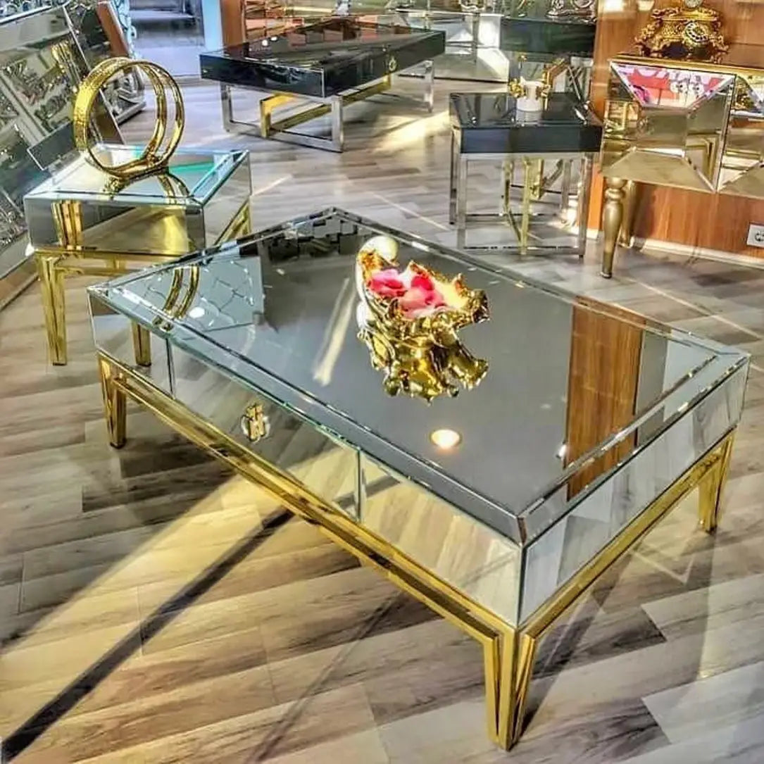 Mirror Center Table